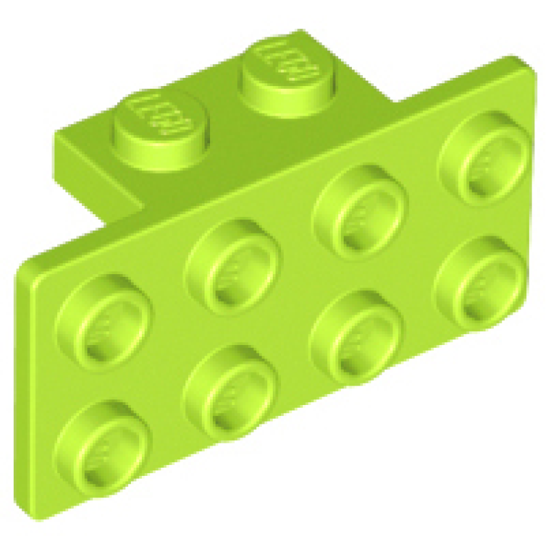 Plaat, Hoek 1x2 - 2x4 Lime